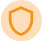 bouclier orange